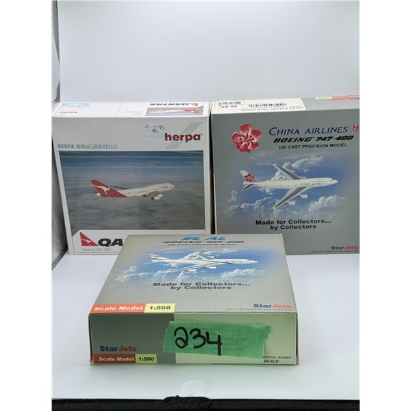 DIECAST AIRPLANE MODELS HERPA & STARJETS 1:500 SCALE BRAND NEW