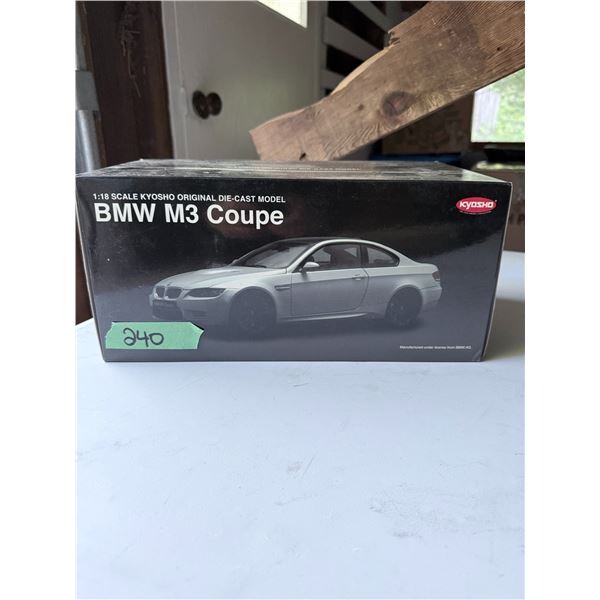 DIE-CAST MODEL CAR KYOSHO 1:18 SCALE BMW M3 COUPE BRAND NEW