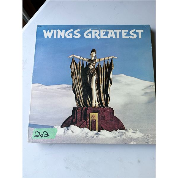 VINYL RECORD ALBUM WINGS GREATEST VINYL LP COVER ART