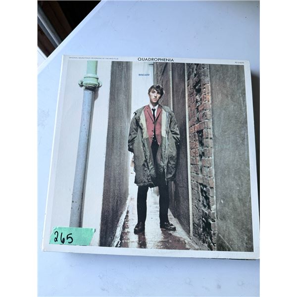 VINYL RECORD THE WHO SOUNDTRACK LP QUADROPHENIA COVER ART