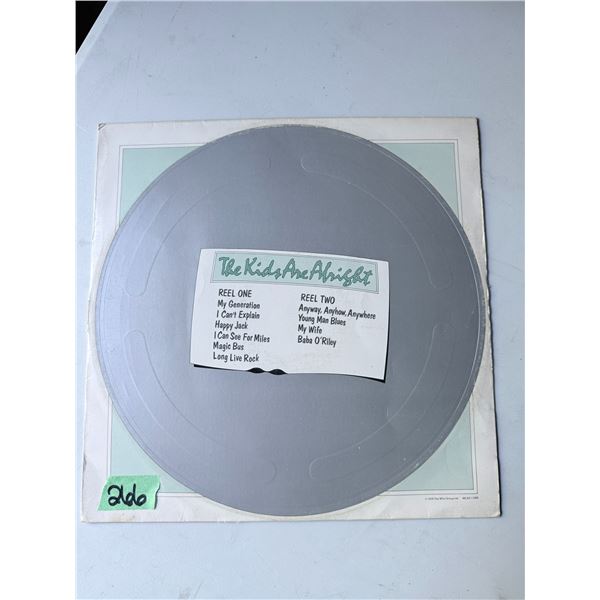 REEL-TO-REEL TAPE THE WHO PLASTIC REEL THE KIDS ARE ALRIGHT LABEL
