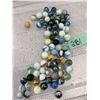 Image 1 : VINTAGE MARBLE LOT UNKNOWN GLASS ASSORTED COLORS & PATTERNS