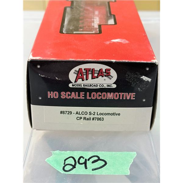 HO SCALE LOCOMOTIVE ATLAS ALCO S-2 DIESEL CP RAIL #7063 BRAND NEW