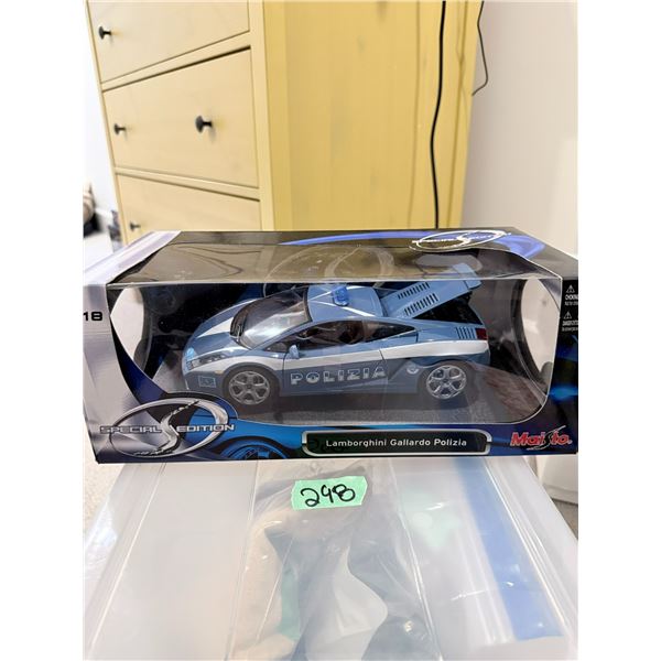 DIECAST MODEL CAR MAISTO LAMBORGHINI GALLARDO POLIZIA SPECIAL EDITION  BRAND NEW