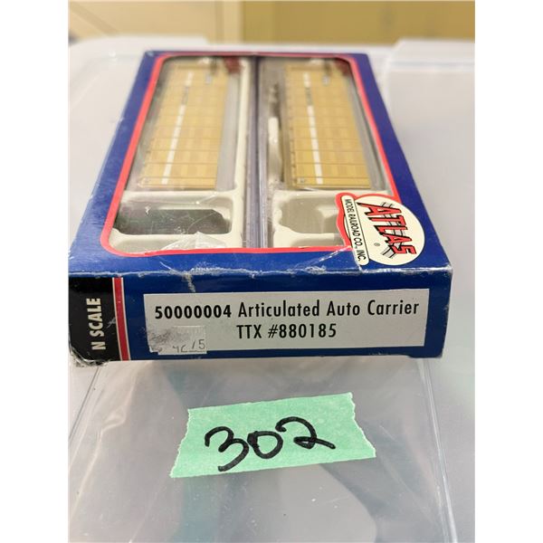 MODEL TRAIN CAR ATHEARN ARTICULATED AUTO CARRIER TTX #880185 BRAND NEW