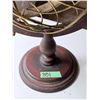 Image 2 : ARMILLARY SPHERE  MAKER METAL AND WOOD CELESTIAL RINGS WITH ZODIAC/TEMPERATURE MERIDIAN SCALE
