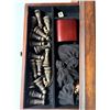 Image 3 : WOODEN CHESS SET WITH INLAID BOARD