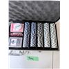 Image 2 : POKER CHIP SET  PLASTIC CHIPS ALUMINUM CARRYING CASE BRAND NEW