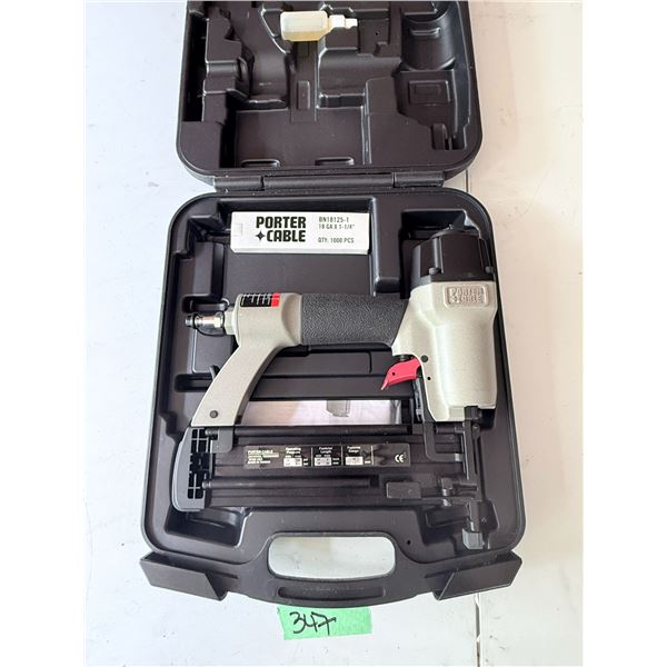 PNEUMATIC BRAD NAILER PORTER-CABLE 18 GAUGE FINISH NAILER HARD CASE SET