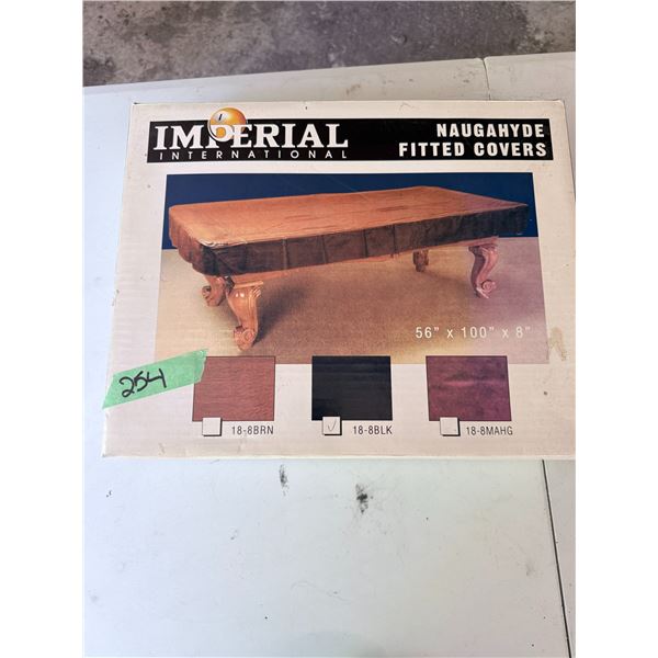IMPERIAL INTERNATIONAL NAUGAHYDE FITTED POOL TABLE COVER 56 X 100 X 8