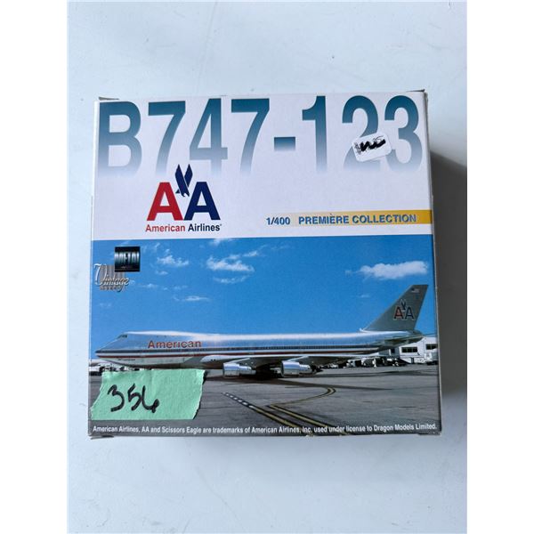 AMERICAN AIRLINES B747-123 1/400 PREMIERE COLLECTION MODEL AIRPLANE DIECAST  BRAND NEW