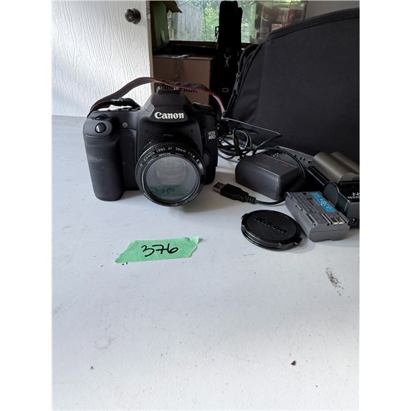 CANON EOS 40D DSLR CAMERA WITH CANON EF 50MM 1:1.8 LENS