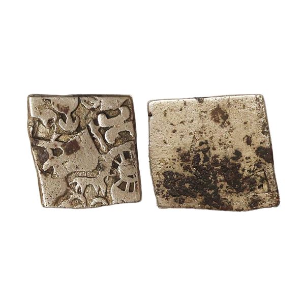 Magadha Janapada, Series V/VI (500-400 BC), Silver Karshapana, 3.31 gms