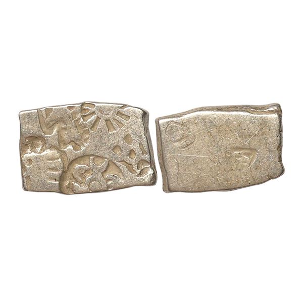 Punch Marked, Attributed to Magadha Janapada, Silver Karshapana, 3.31grams.