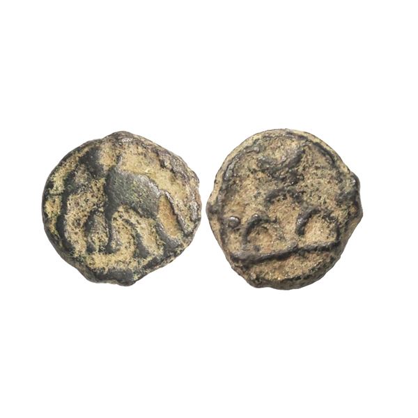 Sunga Dynasty (c. 1st Century BC), Uninscribed, Cast Copper Unit, 3.10 gms