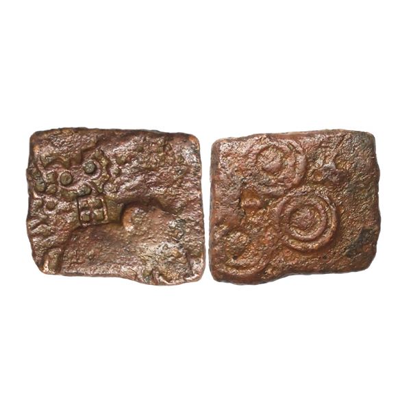 Satavahanas, Chhimuka (1st Century BC), Copper Unit, 4.33 gms