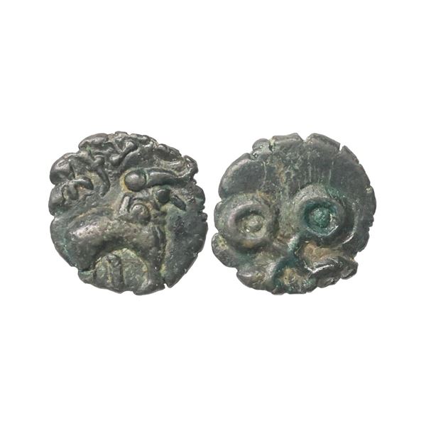 Satavahanas, Siri Satakarni (1st Century BC), Potin Unit, 2.94 gms