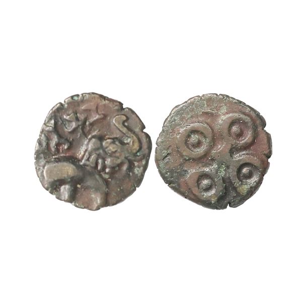 Satavahanas, Siri Satakarni (1st Century BC), Potin Unit, 3.12 gms