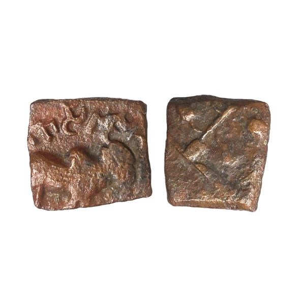 Satavahanas, Sri Satakarni (1st Century BC), Copper Unit, 2.55 gms