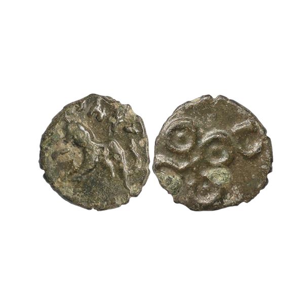 Ancient, Satavahanas, Sri Satakarani (1st Century AD), Potin Unit, 3.10 gms
