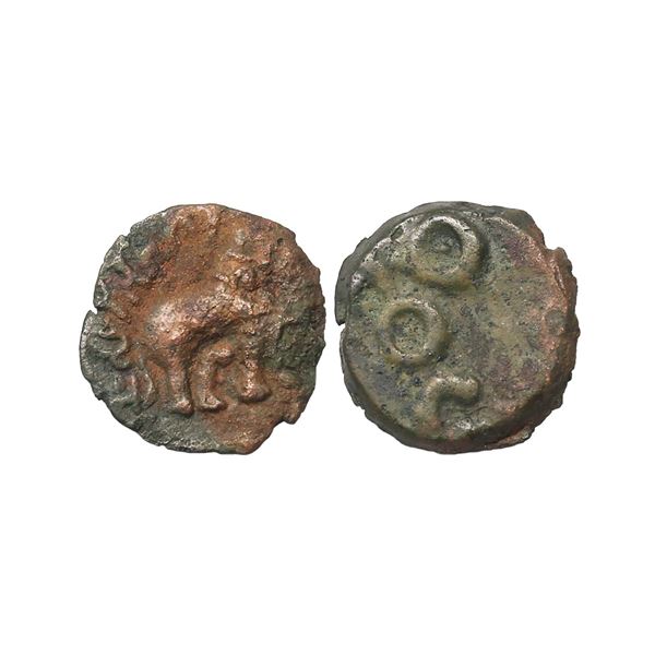 Satavahanas, Satakarni(60-84 AD), Potin Unit, 3.33 gms