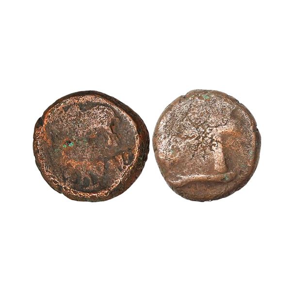 Ancient, Ayodhya, Satyamitra (3rd Century AD), Copper Heavy Unit, 7.43 gms