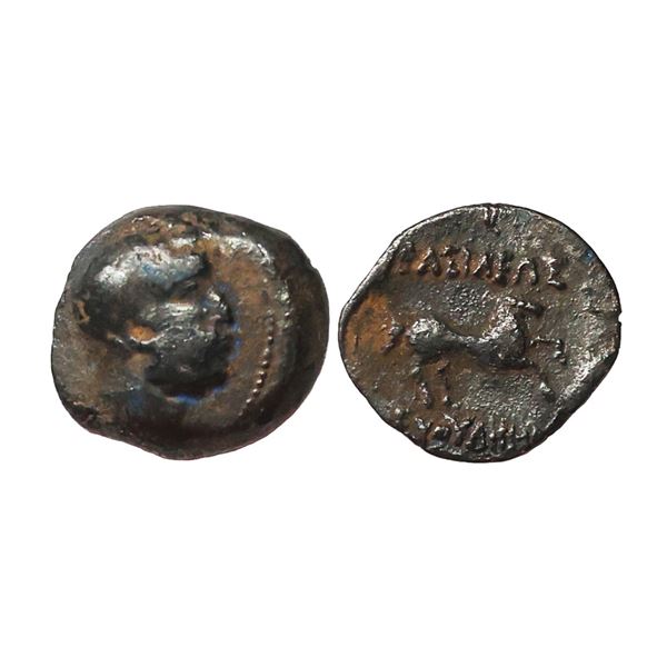 Ancient, Greco Bactrians, Euthydemos I (230-220 BC), Copper Unit, 6.07 gms