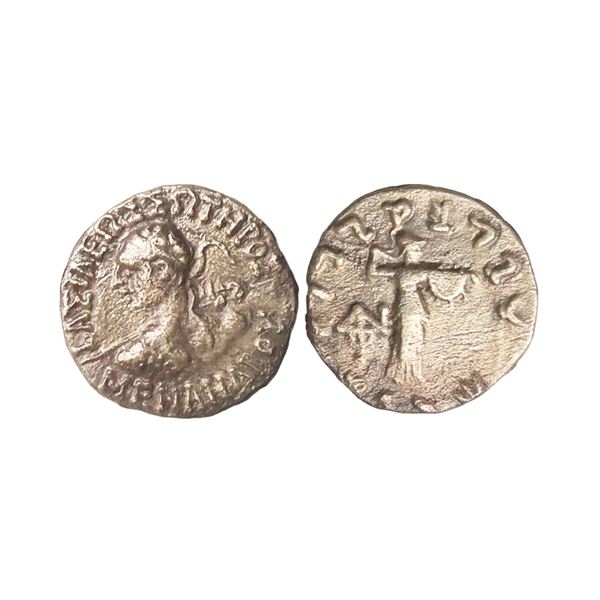 Indo Greek, Menander I (c. 165-130 BC), Silver Drachm, 2.18 gms