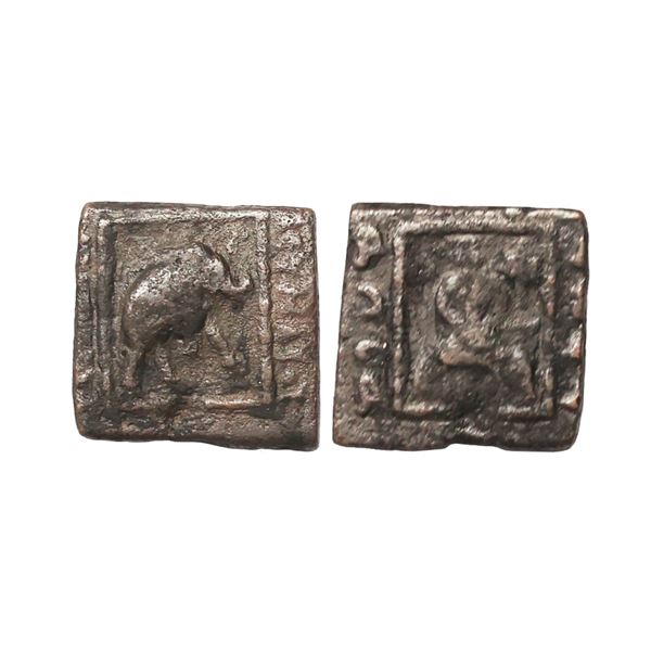 Ancient, Indo-Scythians, Maues (125-85 BC), Bronze Unit, 9.23 gms