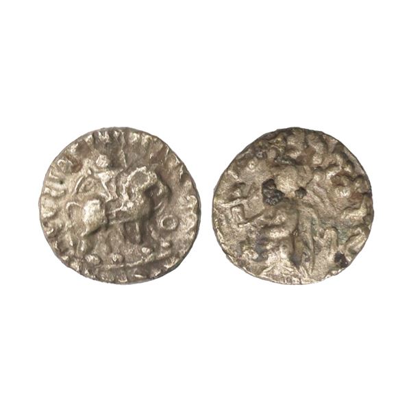 Indo Scythians, Azes I (58-12 BC), Silver Drachm, 2.06 gms