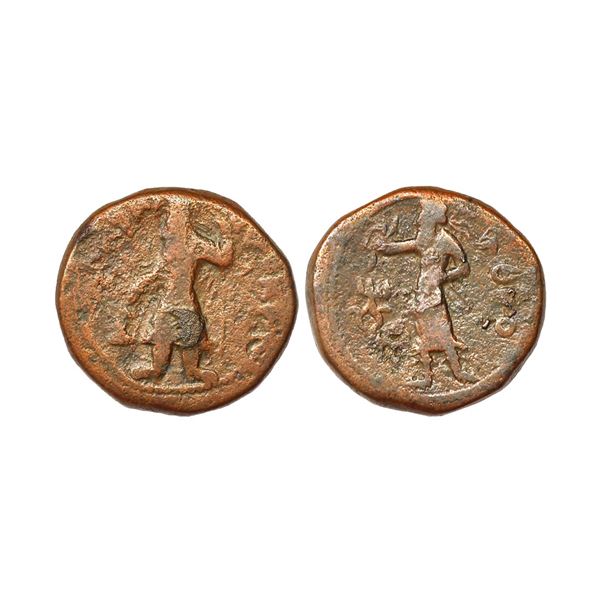 Ancient, Kushans, Kanishka I (128-150 AD), Copper Tetradrachm, 16.20 gms