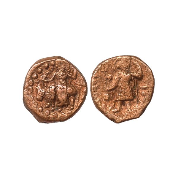 Ancient, Kushanas, Vasudeva I (2nd Century AD), Copper Unit, 8.07 gms