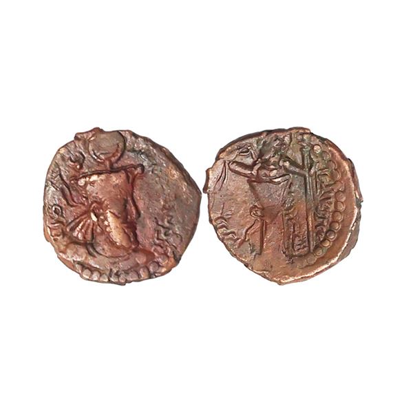 Ancient, Kushano-Sasanians, Varhran Kushanshah I (325-350 AD), Copper Pashiz, 1.80 gms