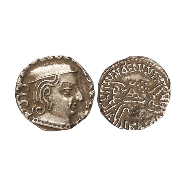 Western kshatrapas, silver drachma, choice grade, 2.09grams