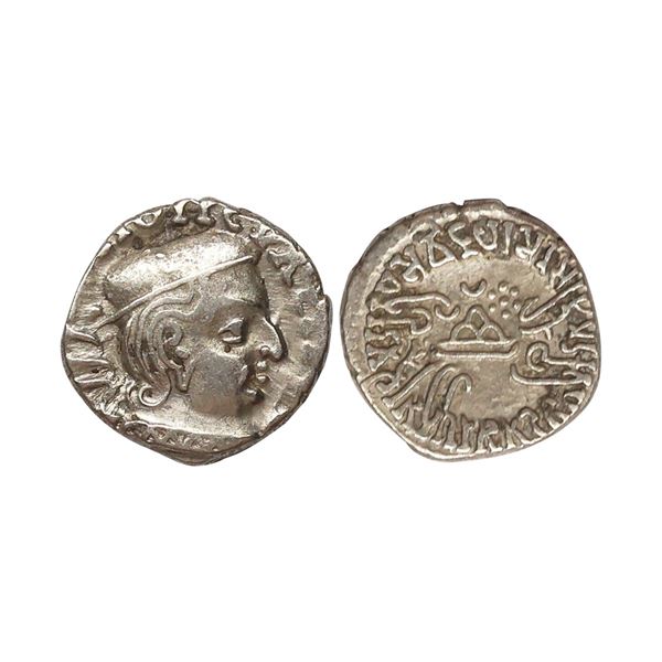 Western kshatrapas, Silver drachma, choice grade, 2.34grams
