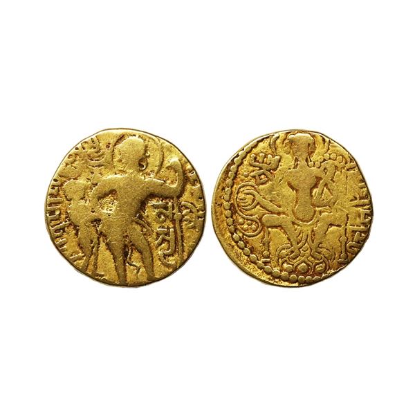 Ancient, Guptas, Samudragupta (335-375 AD), Gold Dinar, 7.24 gms