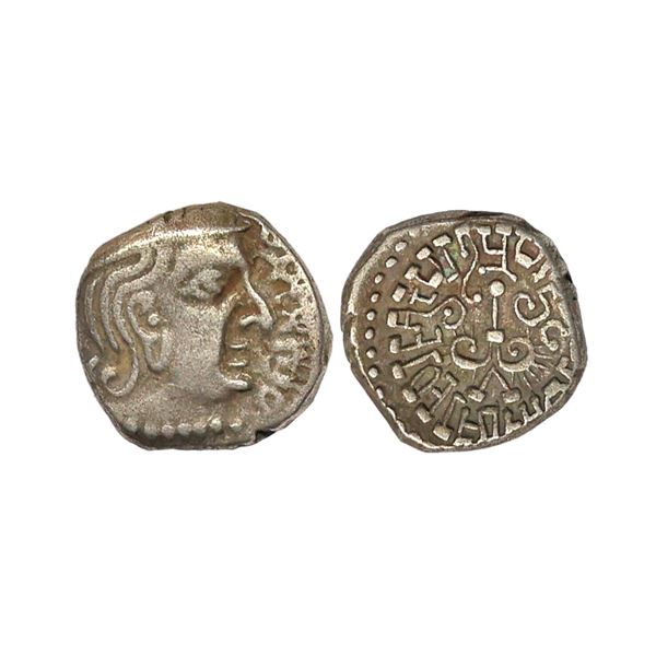 Ancient, Guptas, Kumaragupta (415-455 AD), Silver Drachma, 1.88 gms