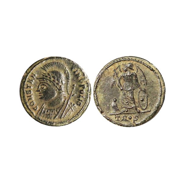 Roman Imperial, City Commemorative Issue, Constantinople, (330-354 AD), Copper Follis, 2.93 gms