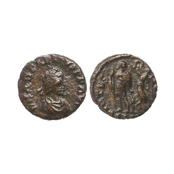 Roman Empire, Augusta (Struck under Arcadius) (400-404 AD), Copper Nummus, 3.01 gms