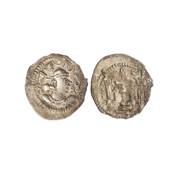 Hindu Medieval, Indo-Sassanian Series, Anonymous issue from North-West India, (c. 7th-8th Century AD