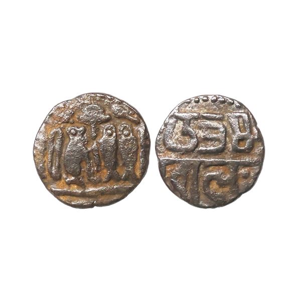 Chola, Uttama Chola (c. 973-985 AD), Silver Kahavanu, 4.03 gms