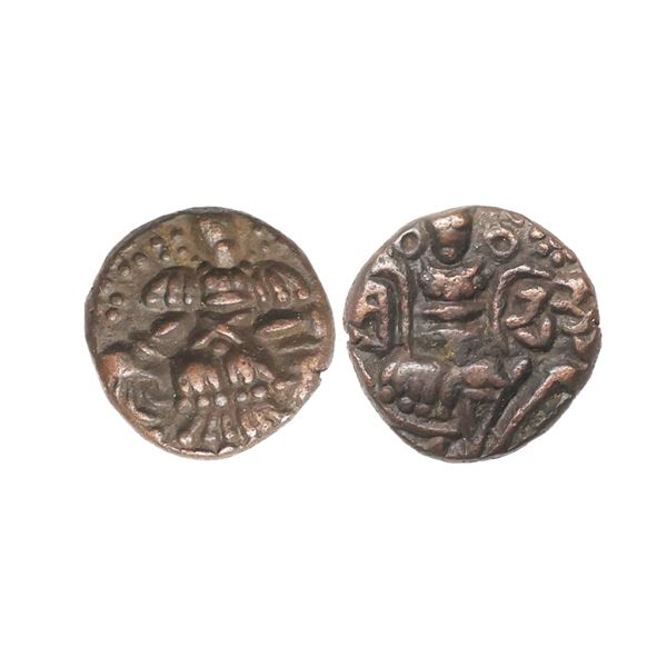 Hindu Rulers of Medieval Kashmir, Parvagupta Dynasty, Didda Rani (981-1004 AD), 6.27 gms