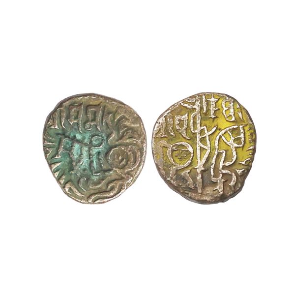 Chauhans of Ajmer, Prithvi Raja III (1179-1192 AD), Billon Jital, 3.05 gms