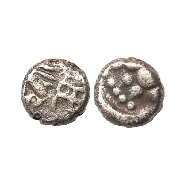 Hindu Medieval, Yadavas of Devagiri, Silver Damma, 0.85 gms