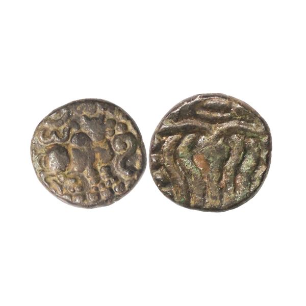 Later Pandyas of Arcot (1325-1362 AD), Copper Kasu, 3.48 gms