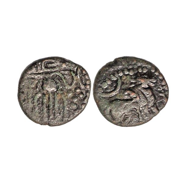 Later Pandyas of Arcot (1325-1362 AD), Copper Kasu, 3.47 gms