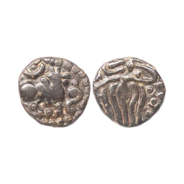 Later Pandyas of Arcot (c. 1325-1362 AD), Copper Kasu, 3.30 gm