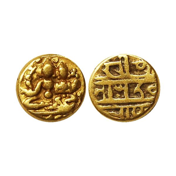 Vijayanagar Kingdom, Devaraya I (1406-22 AD), Gold Pagoda, 3.30 gms