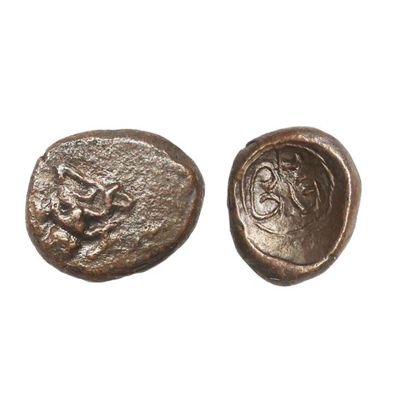Vijayanagar Empire, Copper Kasu, 3.34 gms