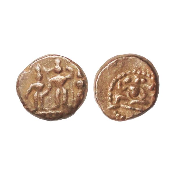 Vijayanagar Feudatories, Madurai Nayaka issue, (16-18c AD), Copper Kasu, 1.20 gms